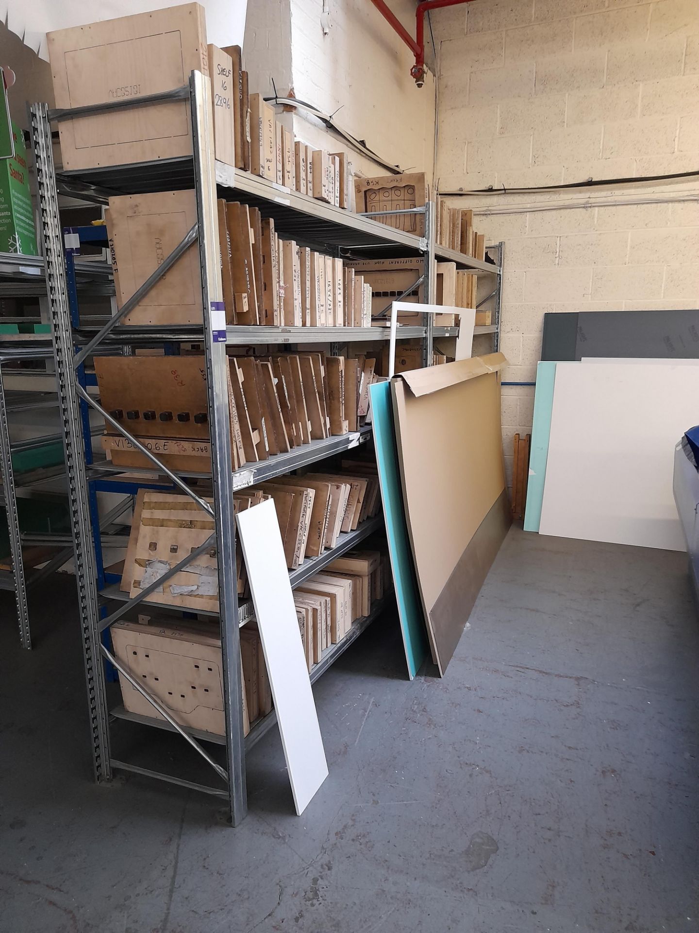 2 - Bays Light Duty Racking, 5 tier, various heights (Delayed Collection - Please contact the