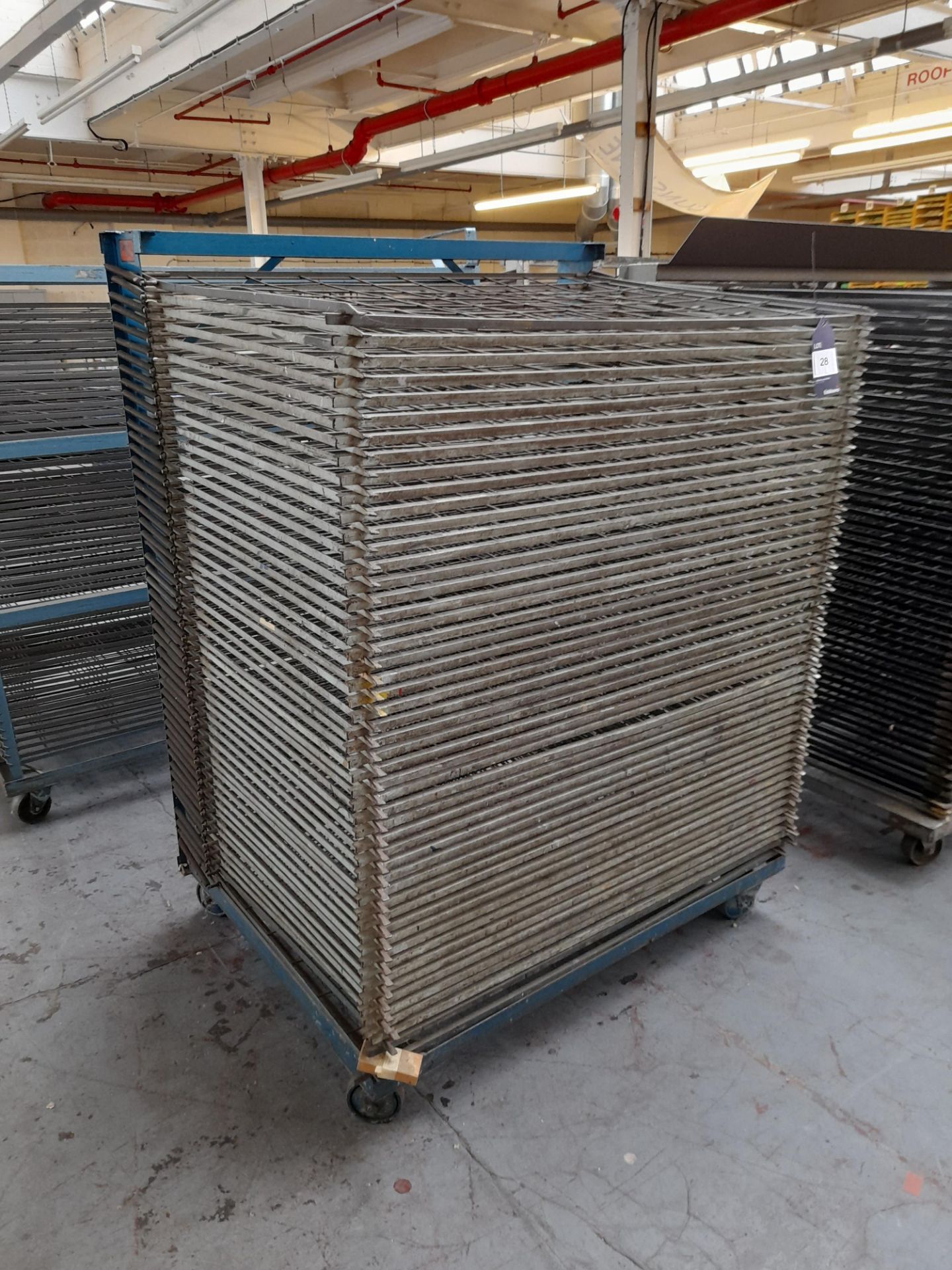 Mobile Drying Rack, circa 1100mm x 750mm, 49 trays - Image 2 of 2