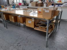 Bespoke Scaffold Worktable, circa 2400mm x 1050mm
