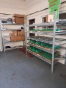 2 - Bays Light Duty Racking, 5 tier, various heights (Delayed Collection - Please contact the