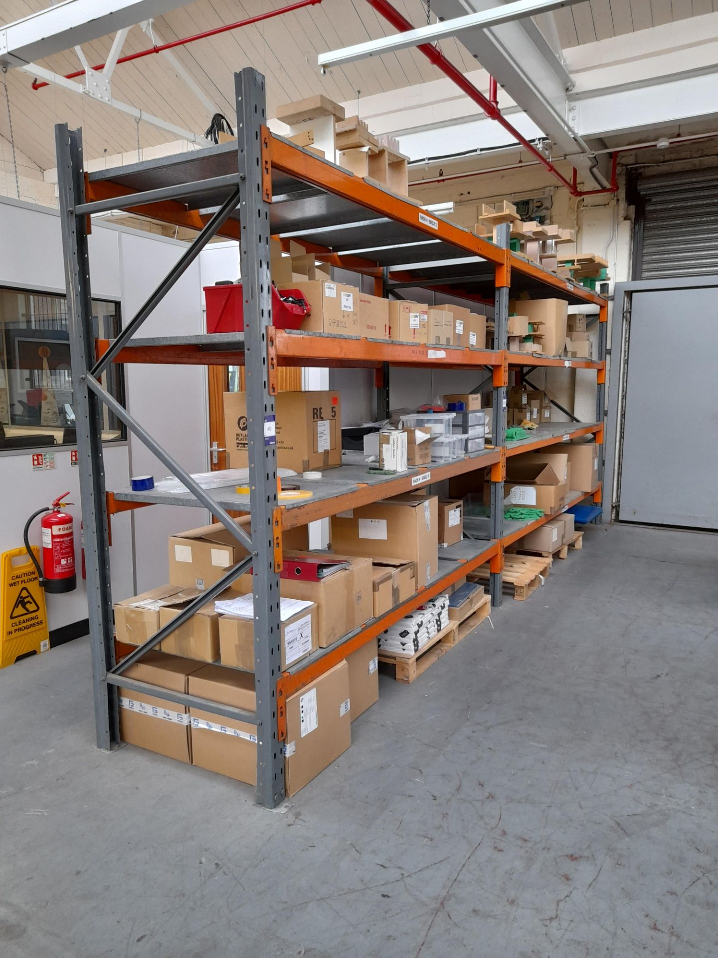 2 - Bays of Dexion Speedlock Pallet Racking, to include 3 - uprights 2500mm high, 920mm depth , - Image 3 of 5