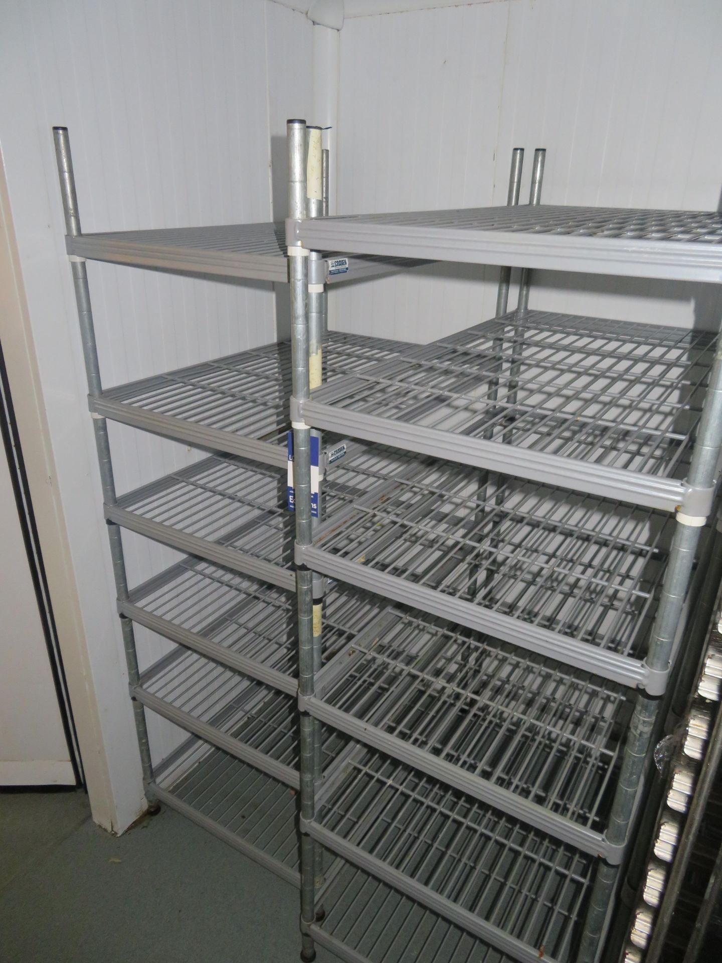 4 x Wire Storage Racks and a Stainless Steel Tray Trolley - Image 3 of 3