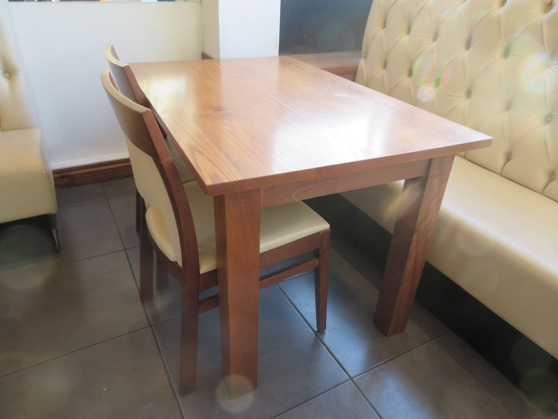 2 x Rectangluar Dining Tables (1800 x 760 & 1200 x 760mm) - Image 2 of 2