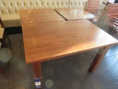 3 x Dining Tables - 2 x Square (760 x 760mm) 1 x Rectangular (1200 x 760mm)