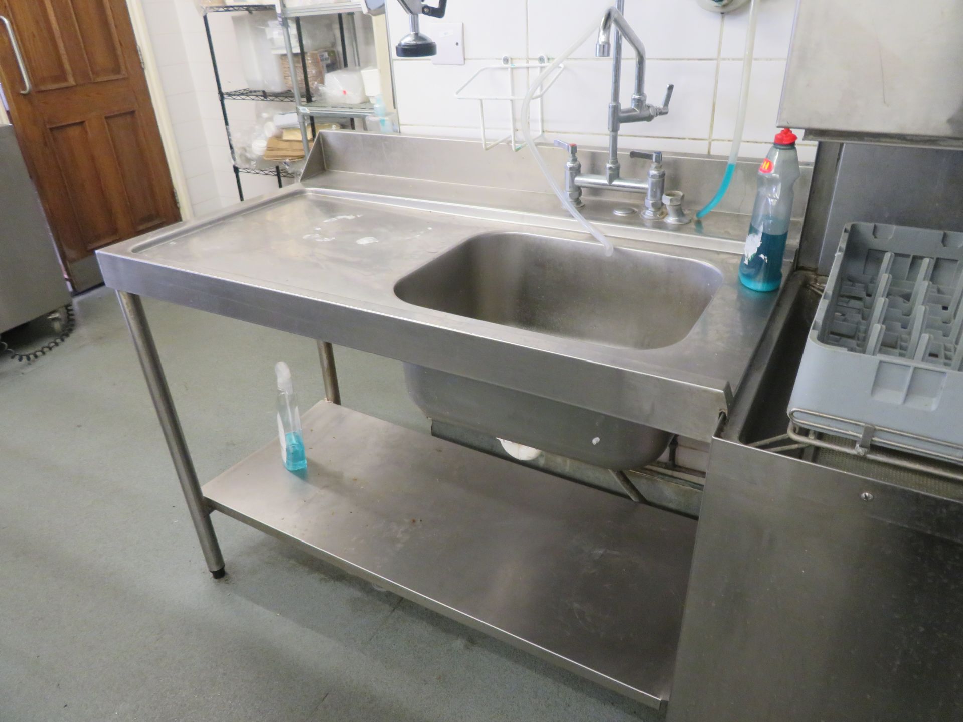 Maidaid C1035WS Dishwasher with Washdown Sink and Takeaway Table - Image 6 of 8