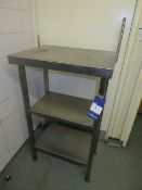 Stainless Steel Prep Table (600 x 440mm)