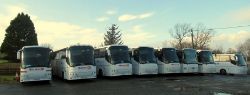 Fleet of Coaches and Service Buses Together with Cherished Registrations