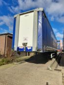 Dennison 13.7m curtain sided tri axle trailer, with barn doors, 39000KG Gross Weight, VIN -