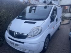 Vauxhall Vivaro SWB 1.9CDTI [100PS] 2.9t Van, Registration FG56 ZRF, first registered 13 November