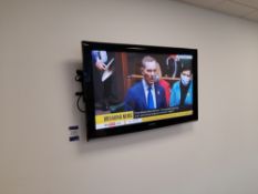 Samsung 42” wall mounted colour TV (Purchaser to remove)