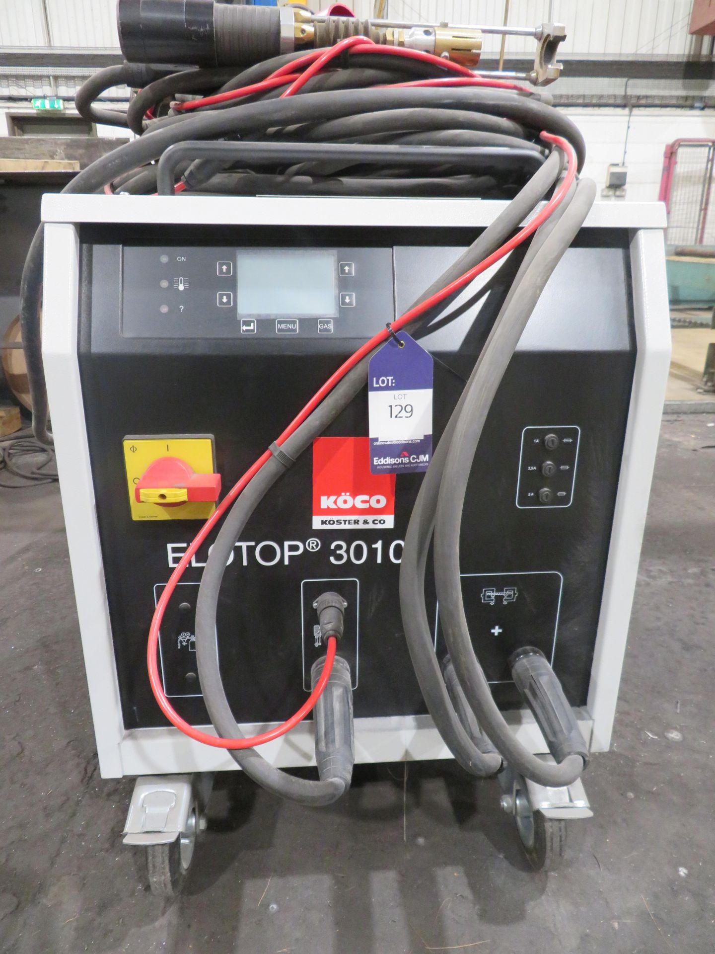 Koco Elotop 3010 stud welder s/n 64200479 with calibration certificate dated 30.06.2020