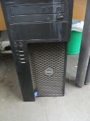 Dell Xeon PC (HDD removed) and a monitor