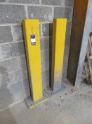 2x Box section steel stands