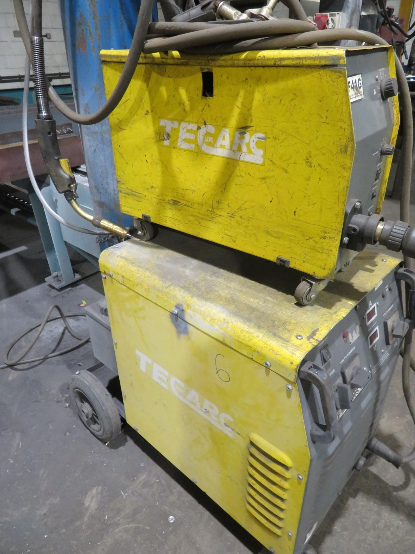 Tecarc SWF Mig 500s welder with F41G wire feed (gas bottle not included) - Image 2 of 3