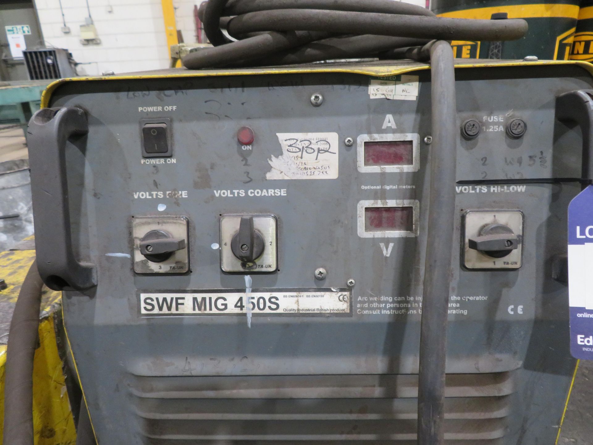 Tecarc SWF Mig 450s welder with F41G wire feed - Image 2 of 3