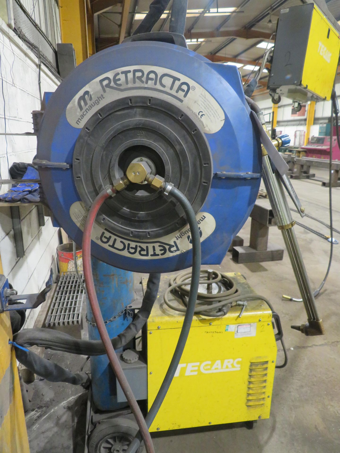 Retracta Hose Reel, Burning Gun, Bagging & Gauges (gas bottles not included)