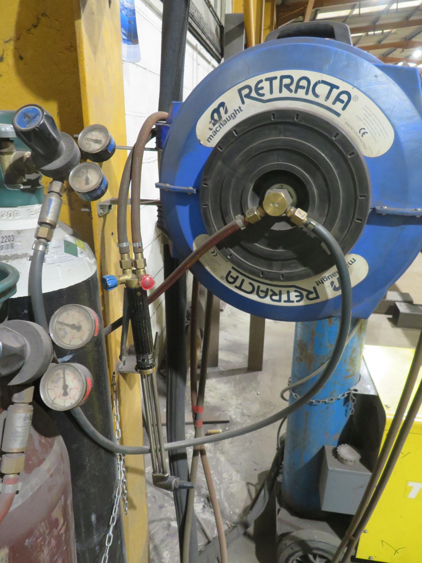 Retracta Hose Reel, Burning Gun, Bagging & Gauges (gas bottles not included)