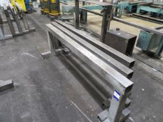3x box section steel trestles (2000 x 100 x 700mm High)