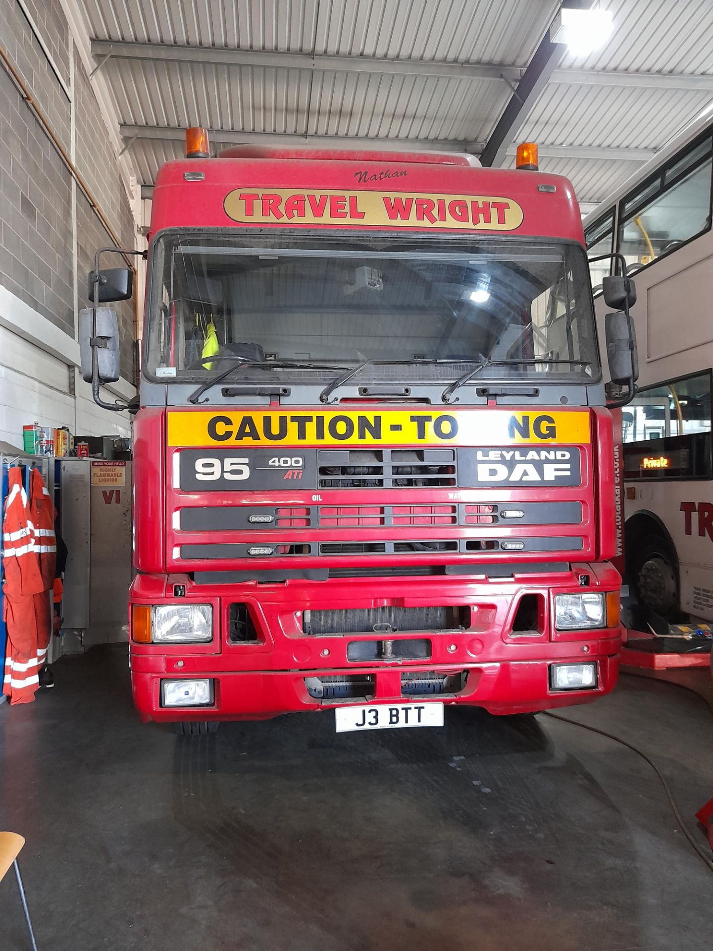 Leyland Daf FTG 95.400 1992 Wreaker, Recovery Truck, First Registered 01/04/1992 Registration J3 BTT - Image 8 of 11