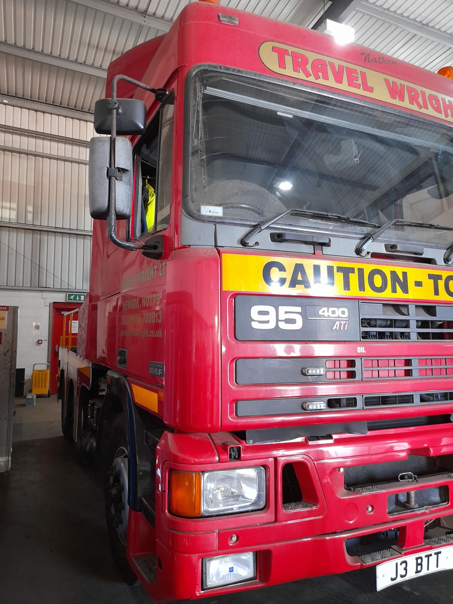 Leyland Daf FTG 95.400 1992 Wreaker, Recovery Truck, First Registered 01/04/1992 Registration J3 BTT - Image 9 of 11