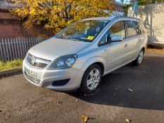 Vauxhall Zafira 7-Seater Car, First Registered 01/
