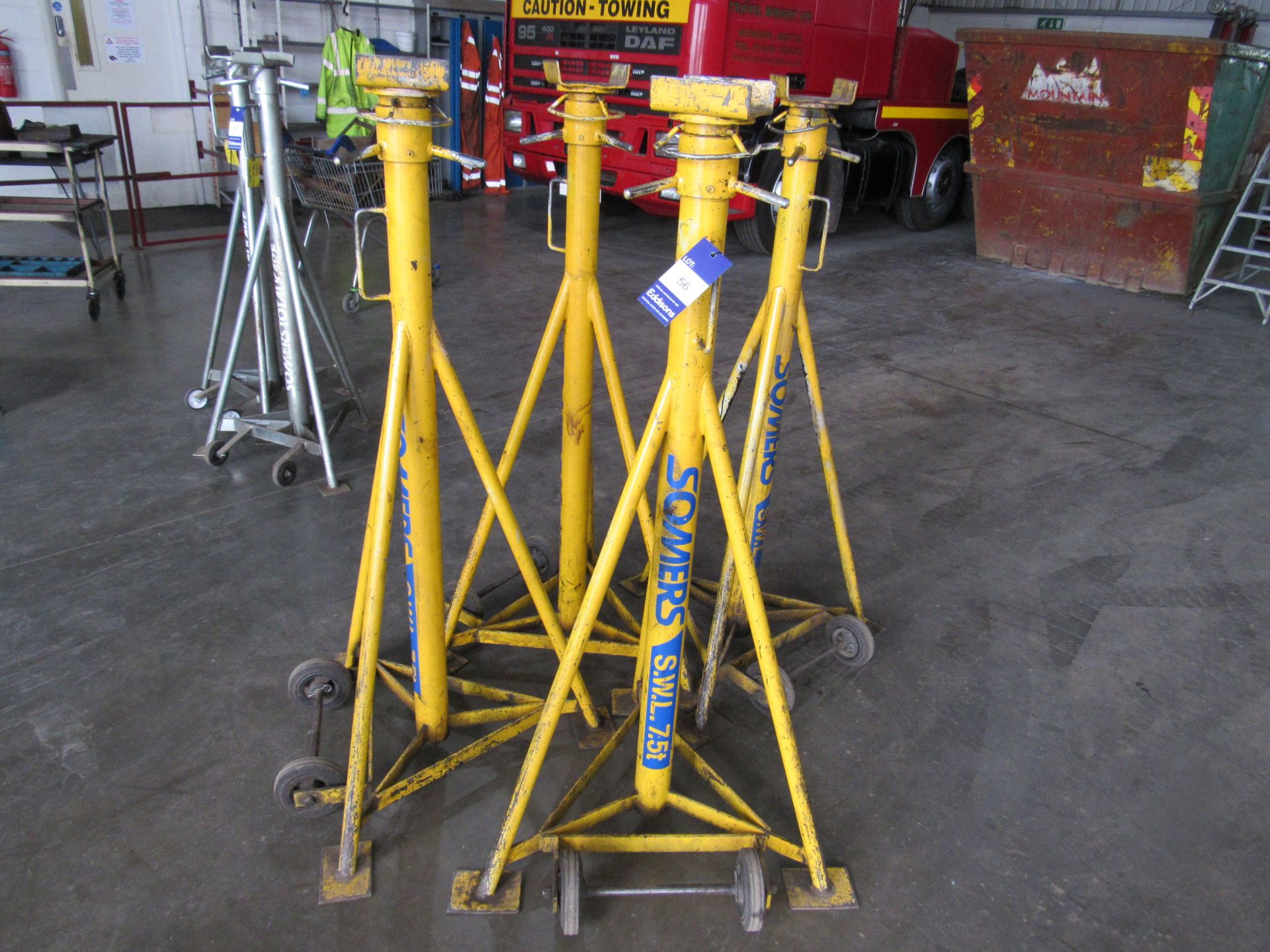 4 Somers 7.5t Vehicle Axle Stands - Image 2 of 3