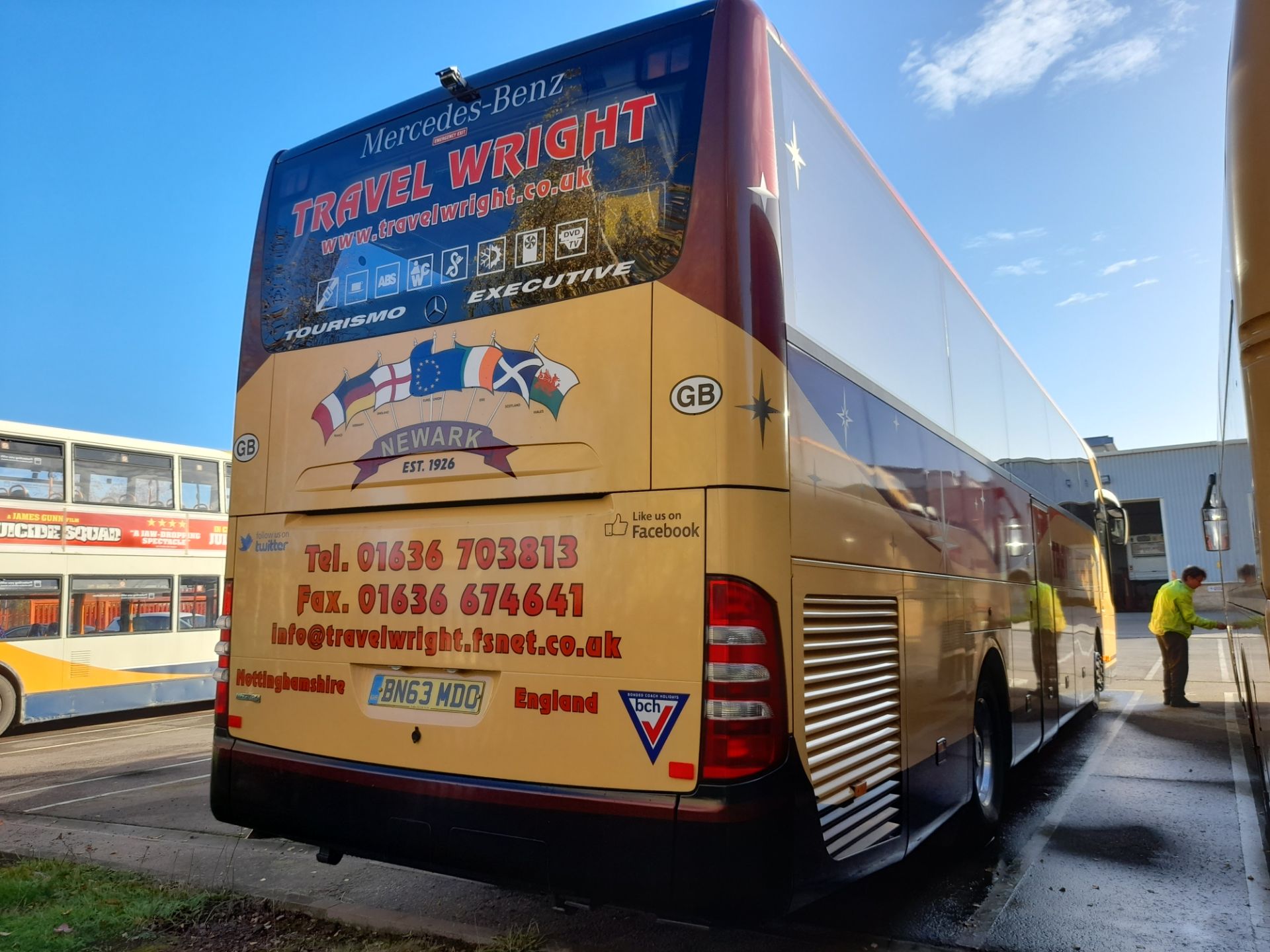 Mercedes Tourismo 49-Seater Executive Coach, Euro 5, First Registered 01/01/2014 Registration BN63 - Image 13 of 26