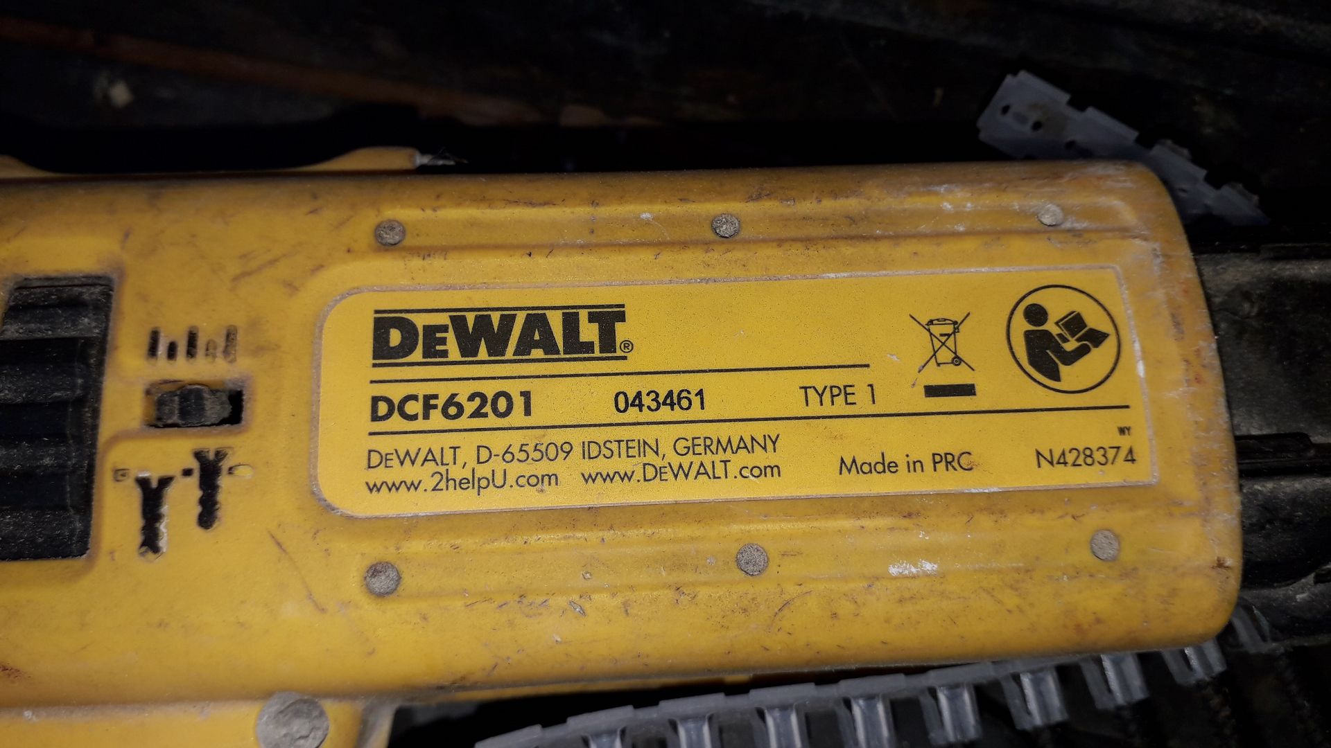 DeWalt DCF620 Cordless 18v Drywall Screwdriver, S/N 482299 (Without Battery) and DeWalt DCF6201 - Image 3 of 4