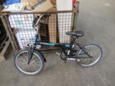 A classic saker folding bicycle