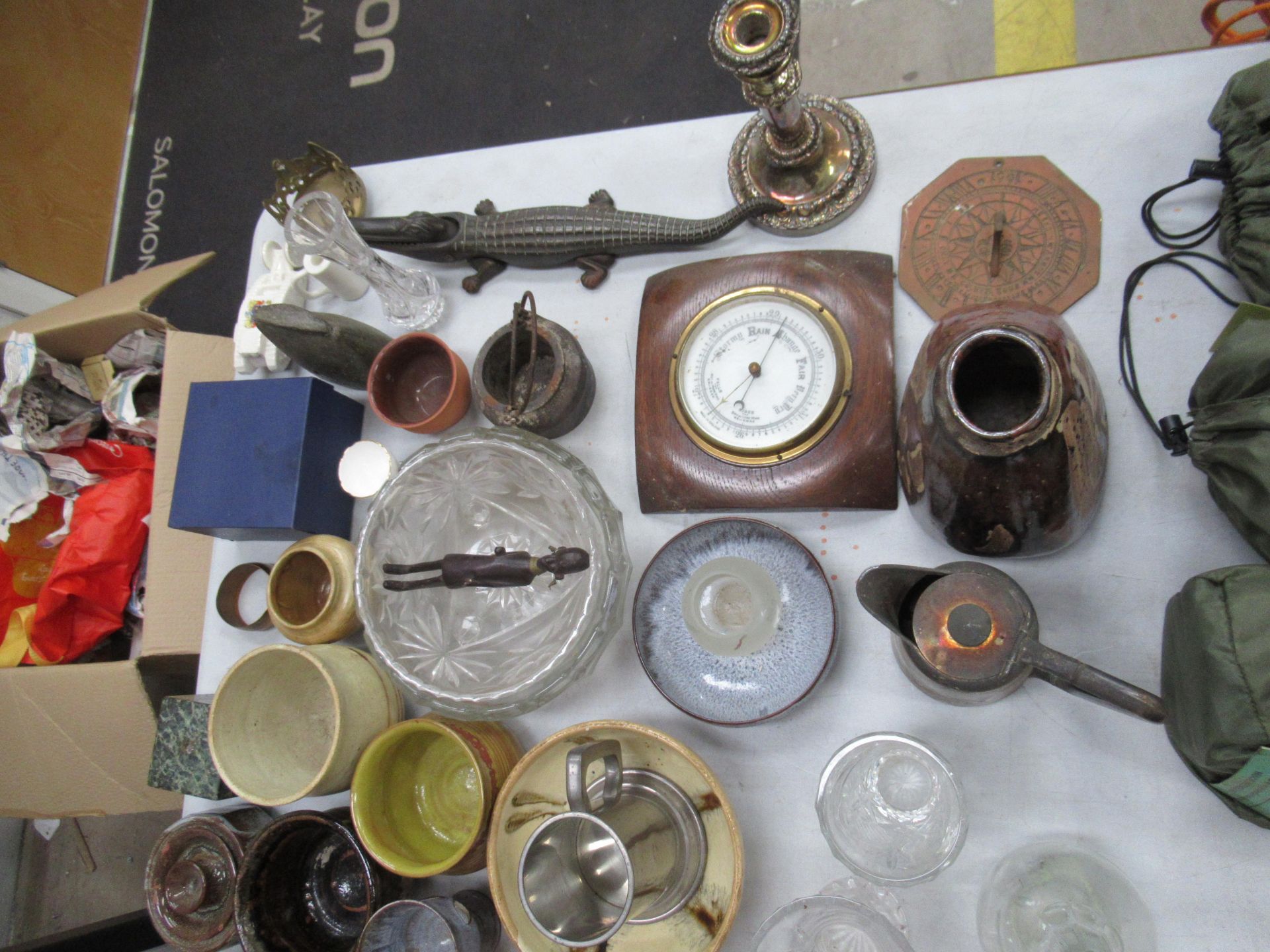 Assorted items including Bass & Co ale jug, decorative plates, etc - Image 4 of 5