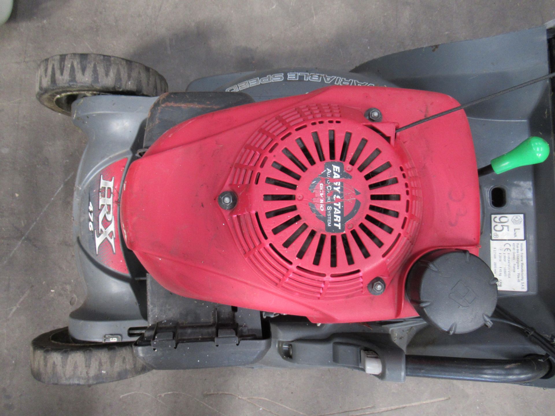 Honda HRX 476VY 19" rotary, rota stop, vari drive, versimulch mower - Image 3 of 7