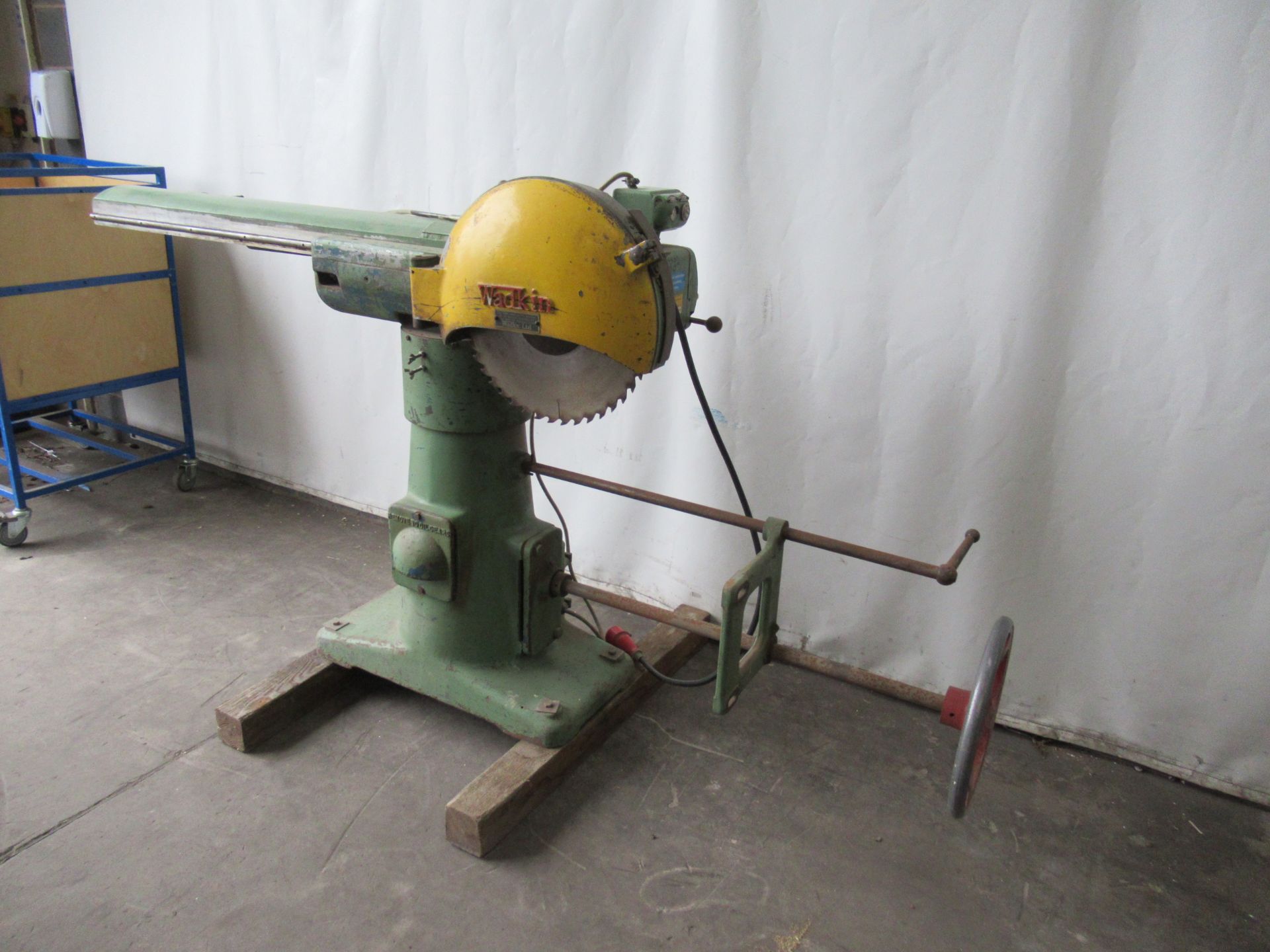 Wadkin WKT26/30 cross cut saw, s/n W35669, 240V-400/415V - Image 5 of 5