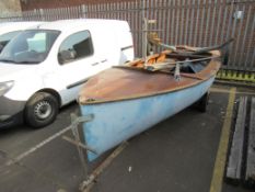 A Wooden Sailing Dinghy