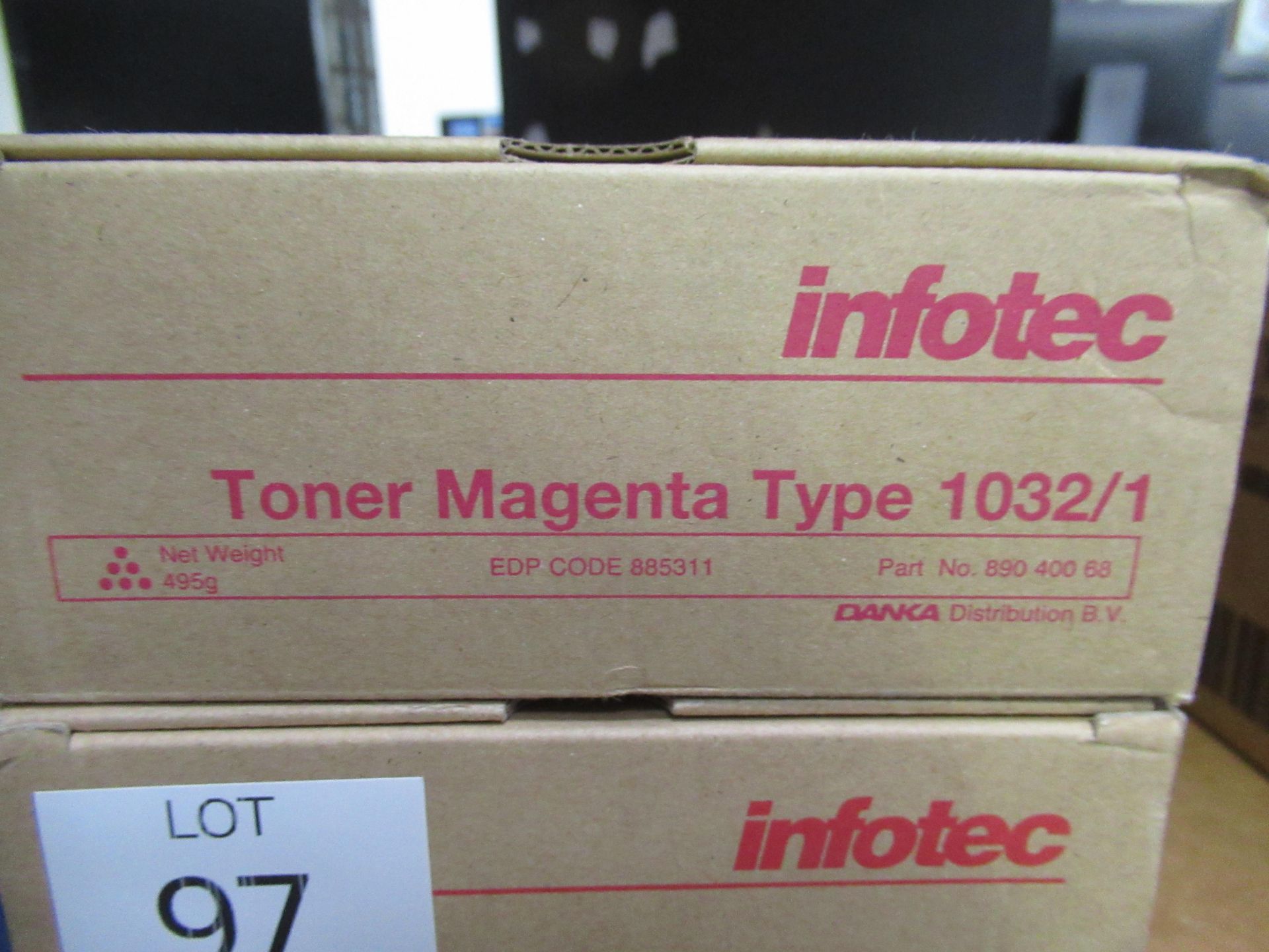 6x Infotec 1032/1 toner cartridges - Image 2 of 4