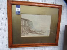 2x E.J. Eason signed watercolours of seaside scenes