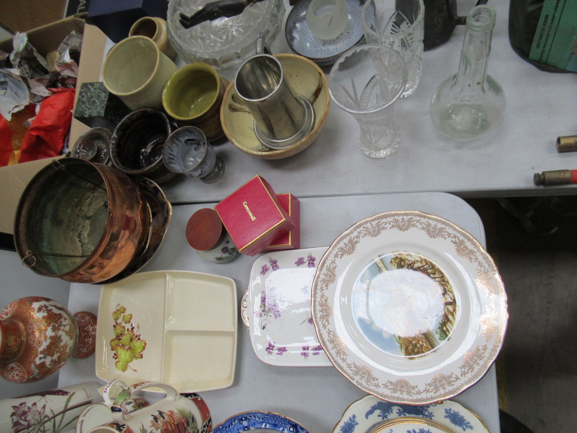 Assorted items including Bass & Co ale jug, decorative plates, etc - Image 3 of 5