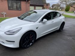 Tesla Model 3 Performance AWD Electric 4-Door Saloon (2019) & Ford Euro 6 Transit 350 Panel Van (2017)