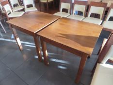 2 x Square Dining Tables (760 x 760mm