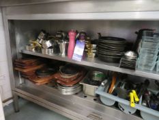 Qty of Serving Ware and Kitchen Utensils