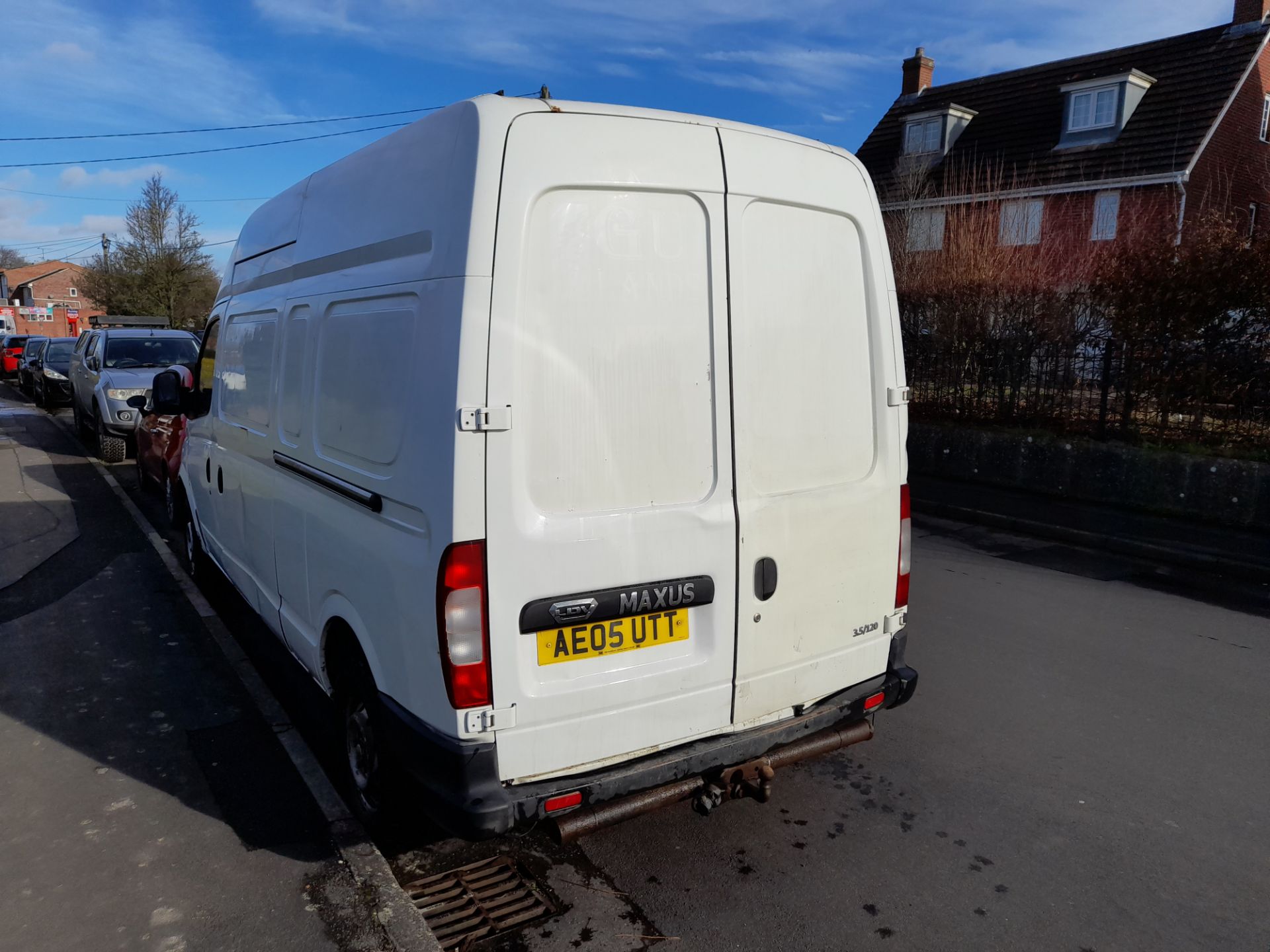 LDV Maxus 3.5T LWB 2.5 CDi Extra High Roof 120ps Van, Registration AE05 UTT, Odometer 77,733 Miles, - Image 3 of 13