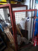 Free standing steel fabricated cage (Approx. 1700 x 800 x 1000)