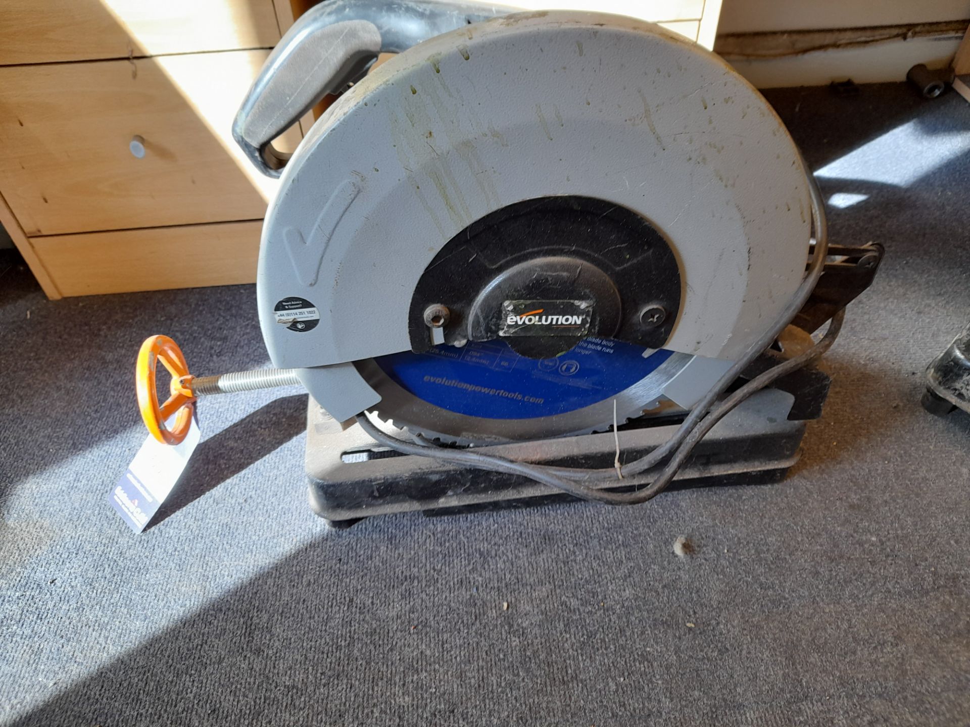 Evolution 355mm multi-purpose cut-off saw, 110v - Image 2 of 3