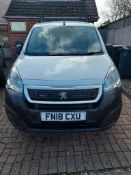 Peugeot Partner1.6 Blue HDI 75 Professional Van, registration FN18 CXU, first registered 14 March