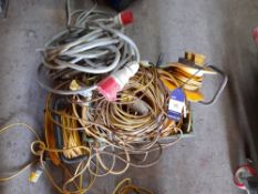 Assortment of electric extension cables