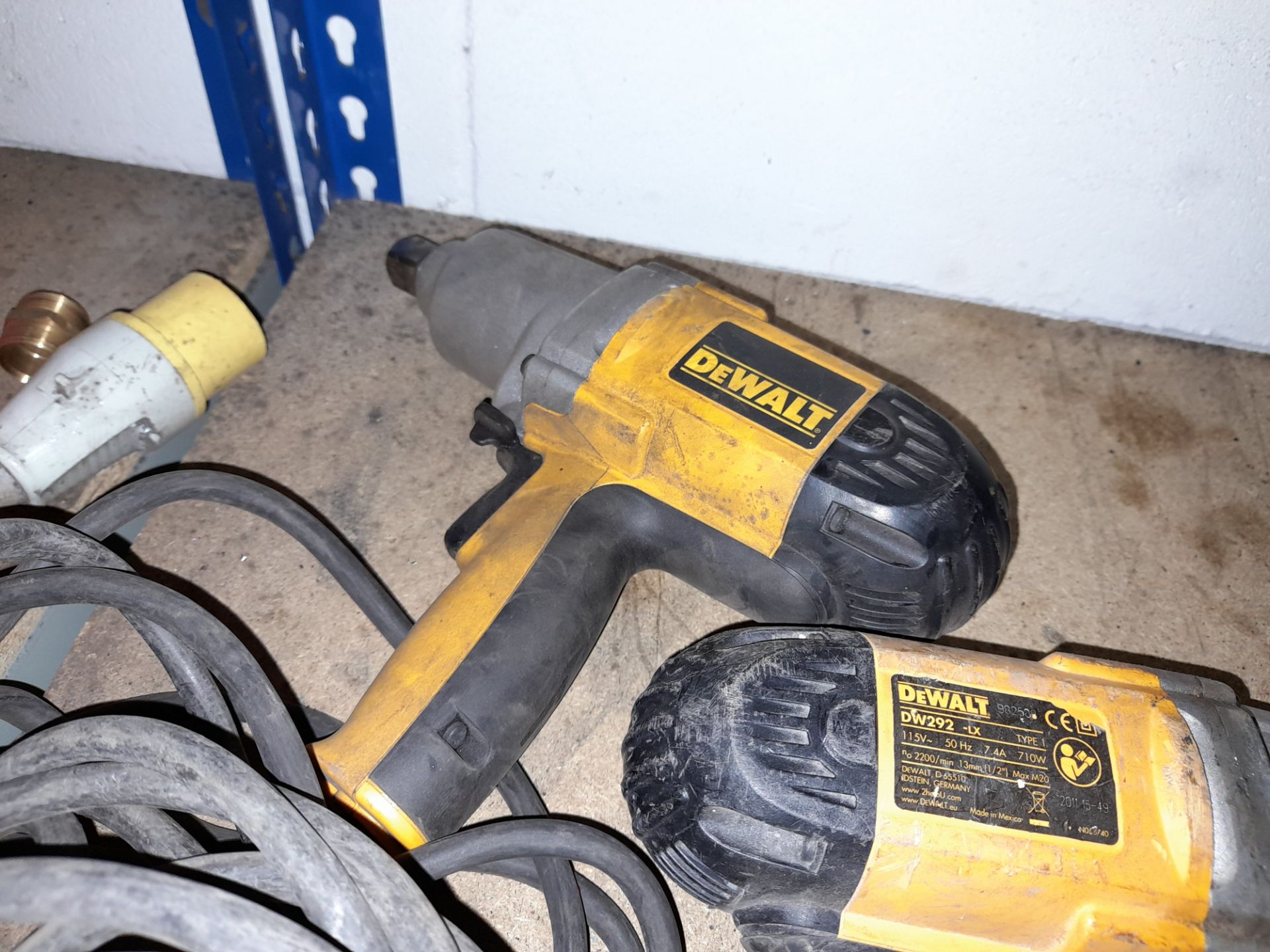 Dewalt DW292-LX impact wrench, and Dewalt DW294-LX impact wrench, 110v - Image 3 of 3