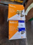 Pair of IMI Hydronic Engineering balancing valves, boxed