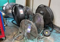 6 Various Electric Fans