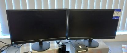 2 x AOC Monitors