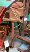 240v Rotary Welding Jig with Steel Trolley & Contents