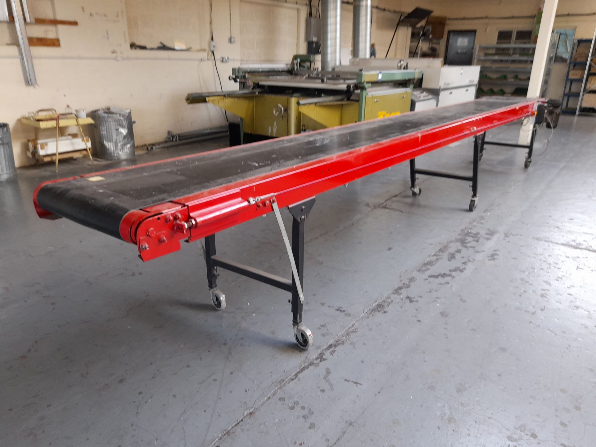 Mobile Belt Conveyor, belt width circa 500mm, conv